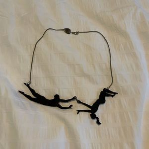 Tatty Devine Flying Acrobats Acrylic Necklace